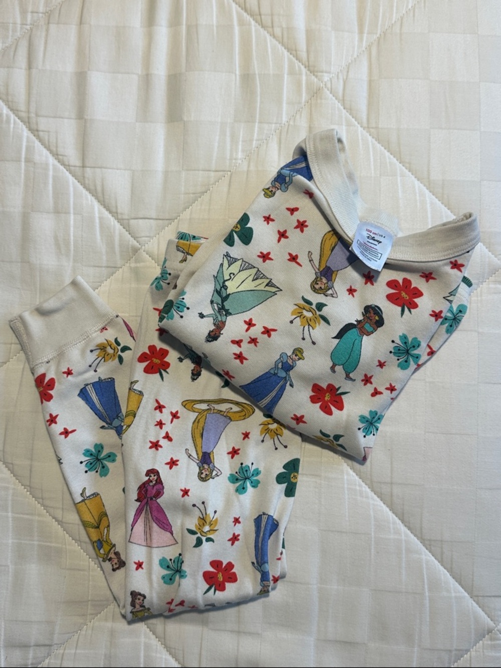 Hannah Andersson - Disney Cream Princess Pajamas